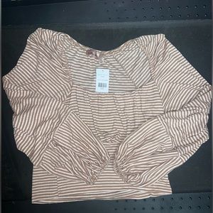 Willow and Root cropped top